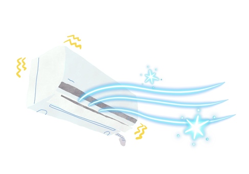 夏場の結露原因　エアコン